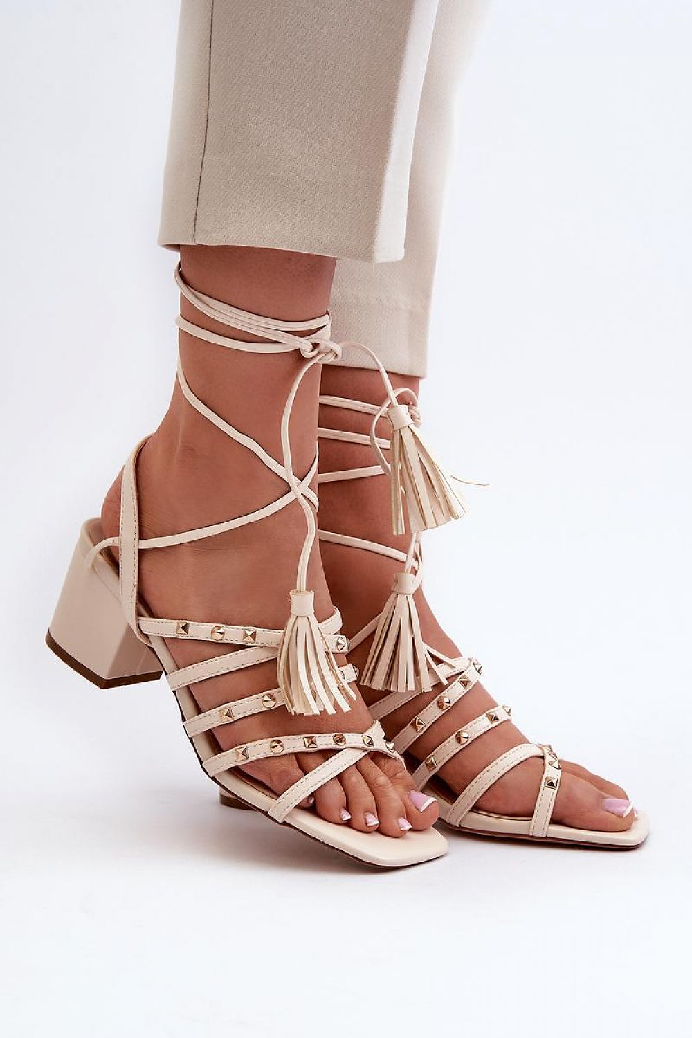 Heel sandals model 197583